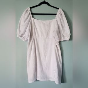 Light weight, summer/spring white short dress